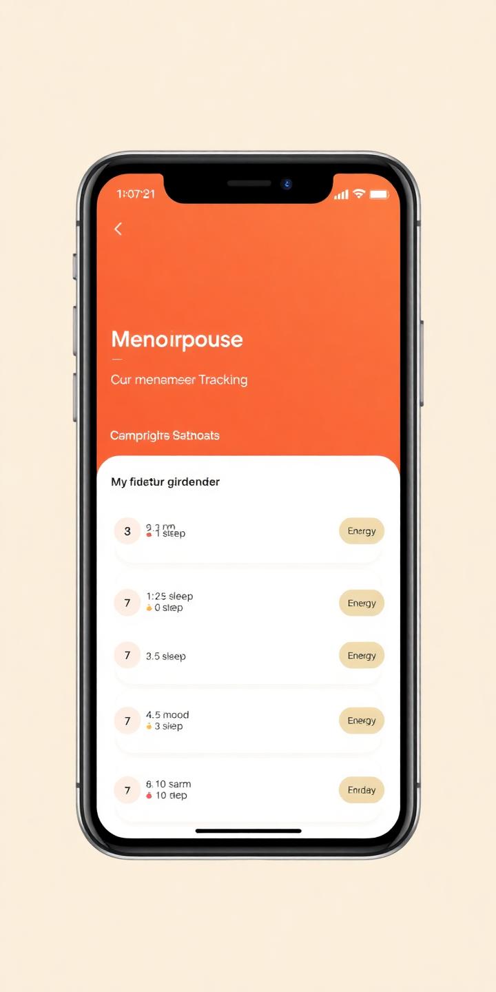 Symptom logging screen